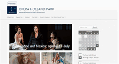 Desktop Screenshot of inspire.operahollandpark.com