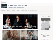 Tablet Screenshot of inspire.operahollandpark.com